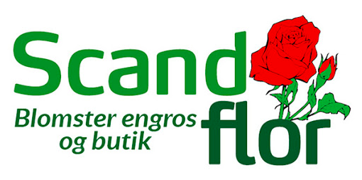 Scandflor blomster logo
